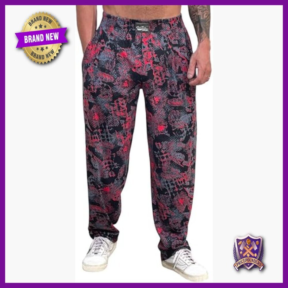 Baggy Sweatpants with Terminator Design, Polycotton, XS-4XL, Gym & Lounge